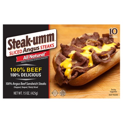 Steak-umm Frozen Sliced Angus Steaks - 15oz