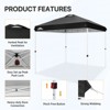 EAGLE PEAK 8x8ft Pop Up Canopy Tent Instant Outdoor Canopy with Wheeled Bag - 4 of 4