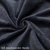 Zippered Velvet Body Pillowcase, Super Soft and Cozy Luxury Fuzzy Flannel Body Pillow Cover - NTBAY - 4 of 4