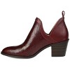 Journee Collection Women's Terri Pull On Stacked Heel Booties - 2 of 4