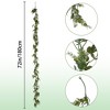 Unique Bargains Artificial Hanging Eucalyptus Stems Plants 72" 4 Pcs - 2 of 4