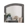 Royal Hampton Dresser Mirror, Gray Pine Wood Frame, Farmhouse Carved Details 36x42 - 2 of 4