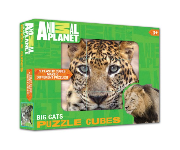 Smart Play&#174; Animal Planet Puzzle Cubes - Endangered Species 9pc