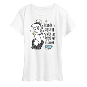 Women's - Disney - Can Do Anything With Shoes Short Sleeve Graphic T-Shirt - 1 of 4