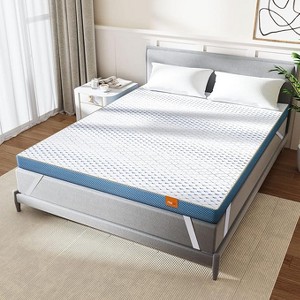 BAFODE 3 Inch Mattress Topper Full Size Memory Foam Gel Infused Toppers, High Density Firm Mattress Pad with Removable Soft Cover - 1 of 1