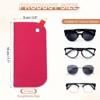 Unique Bargains Felt Soft Storage Scratch-Resistant Women Men Eyeglasses Bag 3 Pcs - 2 of 4