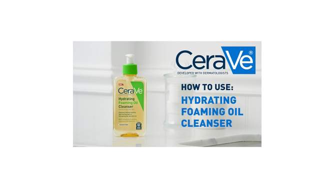  CeraVe Hydrating Oil Face Cleanser , 2 of 12, play video