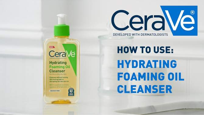  CeraVe Hydrating Oil Face Cleanser , 2 of 15, play video