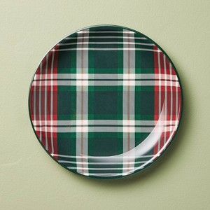 8.5" Melamine Salad Plate Signature Plaid - Hearth & Hand™ with Magnolia - 1 of 4