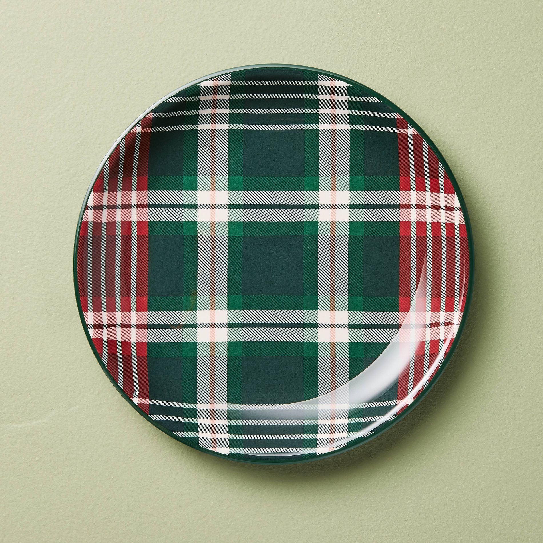 8.5" Melamine Salad Plate Signature Plaid - Hearth & Hand™ with Magnolia