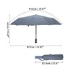 Unique Bargains Automatic Umbrella Collapsible Portable for Travel - 2 of 4