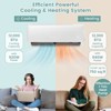 Tangkula 12000 BTU Mini Split Air Conditioner 21 SEER2 AC Unit w/ Heat Pump & Remote Control - 3 of 4
