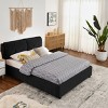 Hydraulic Storage Platform Bed Frame with Soft Chenille Upholstered Headboard,Modern Luxury Design for Bedroom-Baofuwish - 2 of 4
