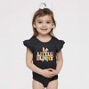 The Juniper Shop Little Bunny Ears Baby Flutter Sleeve Bodysuit - 2 of 2
