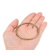 Unique Bargains Zinc Alloy Craft DIY Accessories Hardware Bag Belt O-Ring Buckles 10 Pcs - 3 of 3
