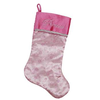 Holiday Time Pink Knit Stockings, 20, 2 Pack 