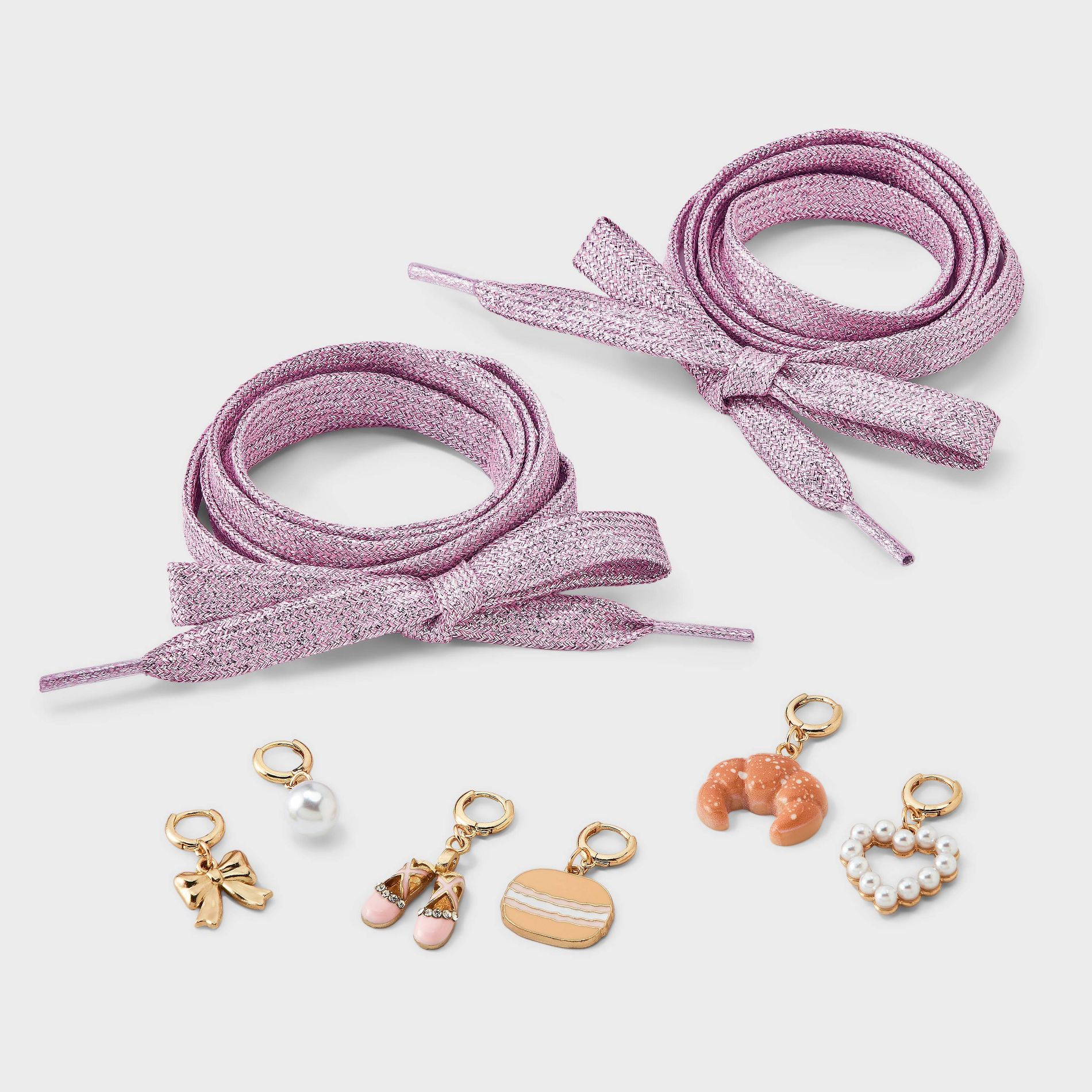 Girls' Shoe Charm Set - art class™ Pink