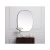Elegant Lighting Metal Frame Oval Mirror 27x36 - 4 of 4