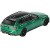 BMW M3 Competition Touring Isle of Man Green Metallic with Black Top Limited Ed to 3600 pcs 1/64 Diecast Model Car by Mini GT - 3 of 4