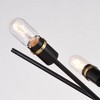Vaxcel Halsted 6 - Light Pendant in  Black/Satin Brass - 4 of 4