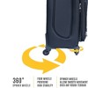 Gulches
 (20+24) Travel case two-piece suitcase set Oxford trolley case without password lock universal wheel + Oxford cloth backpack  BLACK - 2 of 4