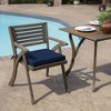 ARDEN Outdoor Seat or Rocking Chair Cushion, 19 x 18, Water Repellent, Fade Resistant - 2 of 4