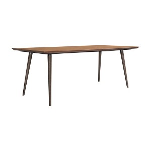 Coco Dining Table Rustic Oak/Brown - Armen Living - 1 of 4