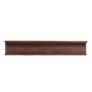 Kiera Grace 23"x4" Wall Shelf Dark Brown: MDF Composite, Rustic Edge Floating, Bedroom & Living Room Decor - 1 of 4