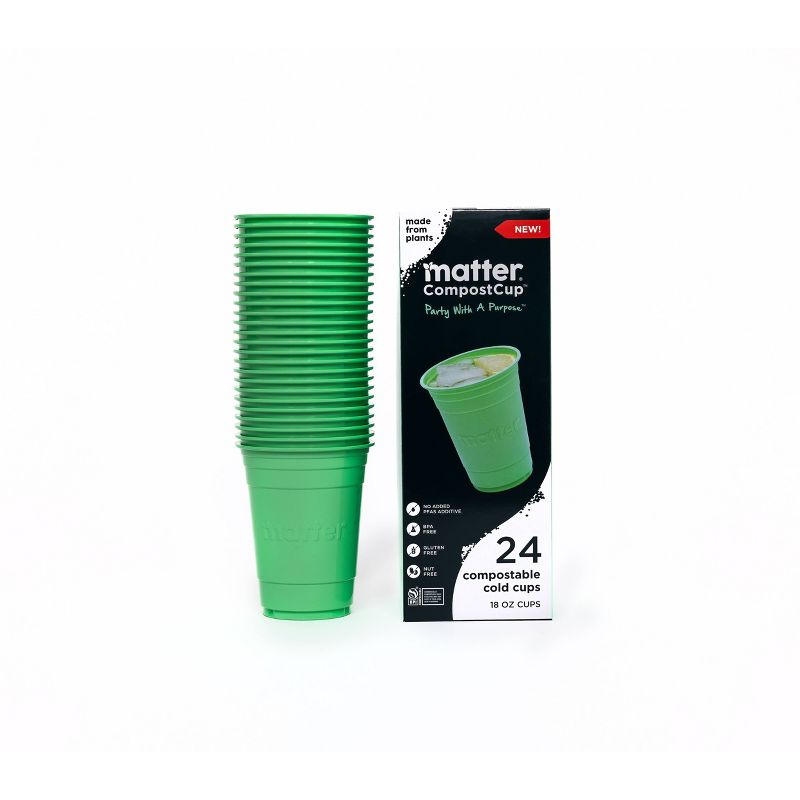 Matter Compostable Cold Cups - 18oz/24ct, 1 of 12
