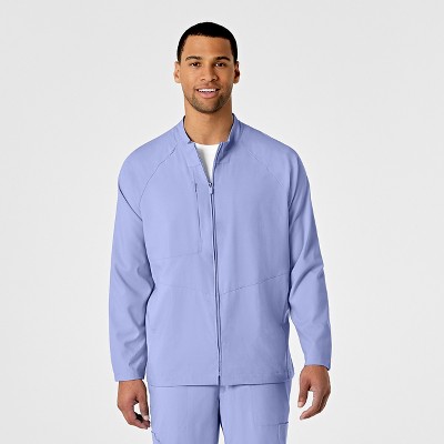 Wink W123 Men's Zip Front Warm Up Jacket