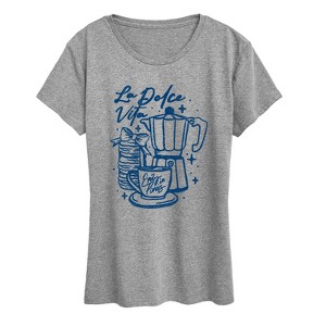 Women's - Emily in Paris - La Dolce Vita Short Sleeve Graphic T-Shirt - 1 of 4