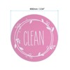 Unique Bargains Dishwasher Clean Dirty Sign Magnetic Reversible Indicator Magnet - 2 of 4