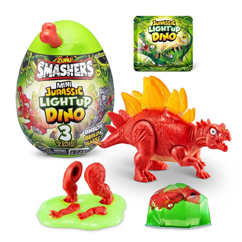 Smashers Jurassic Light-Up Dino Surprise Egg Mini Figure Set, 4 of 9