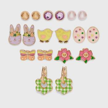 Girls' 9pk Easter Earring Set - Cat & Jack™