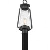 Quoizel Lighting Sutton 1 - Light Post Light in  Speckled Black - 4 of 4