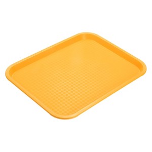 Unique Bargains Rectangular Cafeteria Platter Plastic Fast Serving Tray - 1 of 4