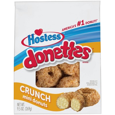 HOSTESS Glazed DONETTES Bag, Mini Donuts, 10.5 oz 