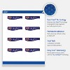 Avery Labels, 2" x 3", Silver-Snowflakes, Matte, 80ct - 3 of 4