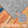 Large Washable Modern Abstract Area Rug, Non-Slip Low Pile Soft Carpet for Living Room, Dining Room, Office - 4 of 4