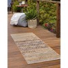 Unique Loom    Outdoor Botanical Transitional Area Rug - 3 of 4