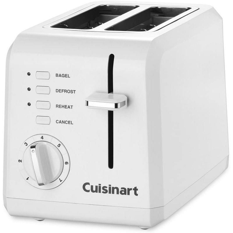 Cuisinart CPT-122FR Two Slice Compact Toaster White - Certified Refurbished, 2 of 5