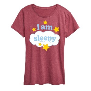 Women's - Instant Message - I Am Sleepy Short Sleeve Graphic T-Shirt - 1 of 4