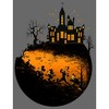 Juniors Womens Mickey & Friends Haunted House T-Shirt - 2 of 4