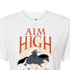 Women's - Disney - Merida Aim High Bow & Arrow Cropped Graphic T-Shirt - 2 of 4