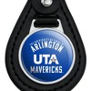 Texas at Arlington Mavericks Logo Black Leather Keychain - 3 of 4