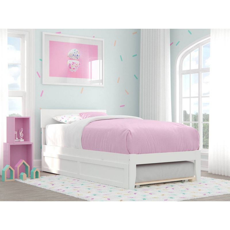 Boston Bed with Twin XL Trundle Bed - AFI, 4 of 9