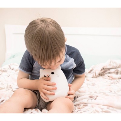 Adorable Cat-Shaped Silicone Nursery Night Light