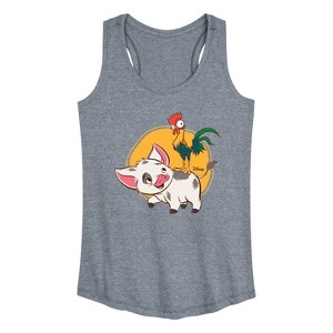 Women's - Disney - Pua And Hei Ehi Graphic Racerback Tank - 1 of 4