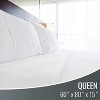 DMI Waterproof Mattress Protector, Mattress Pad, Waterproof Mattress Cover, Bed Pad and Bed Cover, Encased Zippered Fit, Queen, White - 2 of 4