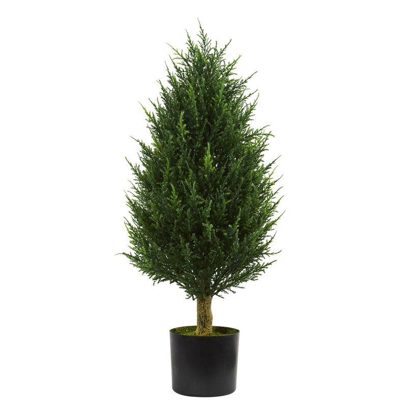 3ft Cypress Tower Artificial Tree - Nearly Natural, 1 of 5